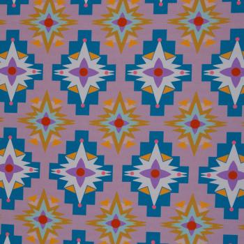 Dekodruck Sound Sterne auf Flieder by Cherry Picking von Swafing